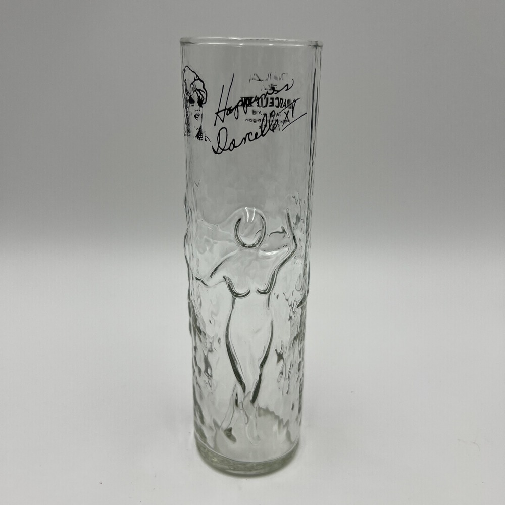 VTG Darcelle XV Portland Drag Queen Highball Nude Lady Cocktail Glass Libbey